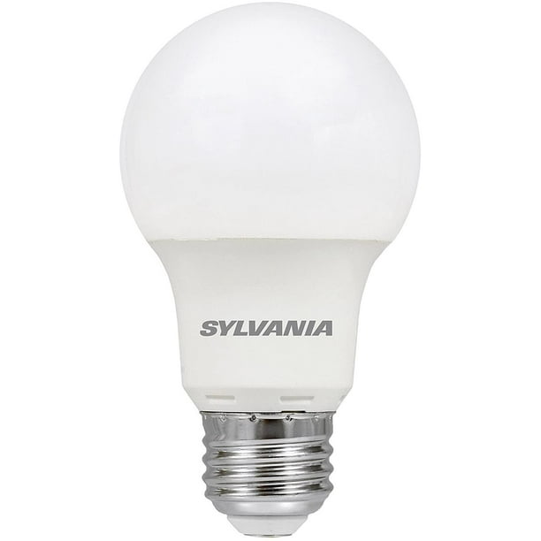 Energy Saving & Longer Life Daylight SYLVANIA Efficient 6W LED Light Bulb Medium Base 2 Pack Value Line 5000K Sylvania Home Lighting 74081 A19 Lamp 40W Equivalent 